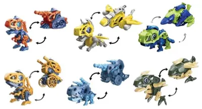 Jucărie pentru copii Wayear - TranxBot Dino, sortiment