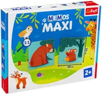 Joc de sociatate de memorie Memos Maxi - Animale părinți și copii - Pentru copii