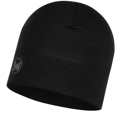 Căciulă BUFF - Midweight Merino Wool Hat, negru
