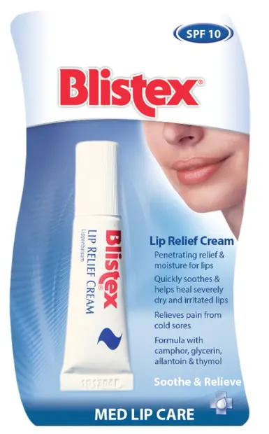 Blistex Cremă-balsam pentru buze crăpate, SPF10, 6 ml
