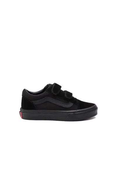 Tenisi copii - Old Skool - negru - piele naturala