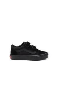 Tenisi copii - Old Skool - negru - piele naturala -