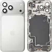 Capac Baterie Apple iPhone 17 Pro Max, Cu Carcasa Mijloc, Full Parts, Argintiu, Swap
