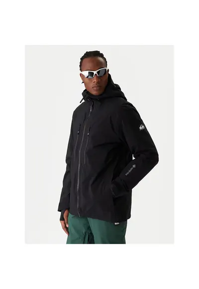 Geaca de snowboard barbati - negru