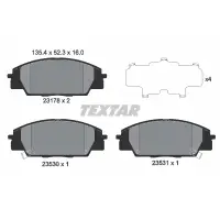 Set placute frana, frana disc TEXTAR 2317801