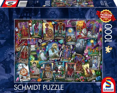 Puzzle Schmidt din 1000 piese - Cărți de Tarot misterioase