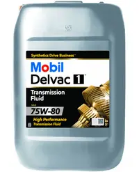 Ulei pentru cutia de viteze manuala MOBIL Delvac 1 Transmission Fluid 75W80, volum 20 litri 20L