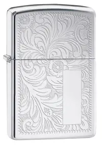 Bricheta Zippo Venetian, crom lustruit