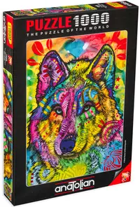 Puzzle Anatolian din 1000 de piese - The Stare of the Wolf, Dean Russo