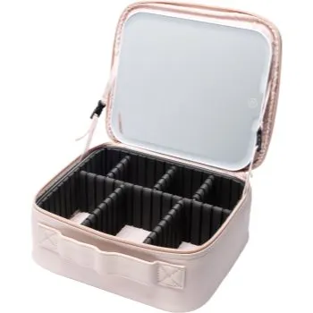 Notino Beauty Box With LED Mirror servietă pentru cosmetice cu oglindă LED