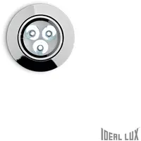 Spot incastrat Delta, D:85 mm, 3W, 270Lm, LED, Rotund, Crom