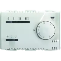 Termostat Crono For Fan-Coil - 3 Speed - 230v 50/60hz - 3 Modules - System White