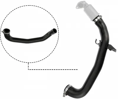 Furtun radiator inferior (33,5mm 29mm) potrivit FORD KA 1.2 10.08-05.16