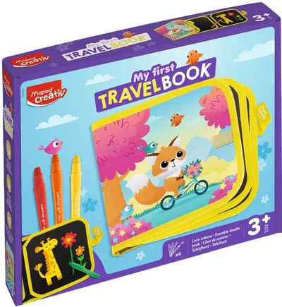 Set creativ Maped Creativ Early Age - Prima mea carte de călătorie