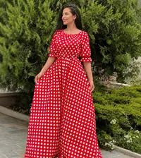 Rochie eleganta cu buline Nela 8