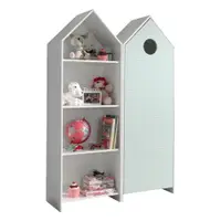 Șifonier de copii alb/albastru deschis 115x171,5 cm CASAMI – Vipack