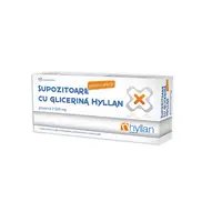 Supozitoare cu glicerina pentru adulti, 12 bucati, Hyllan