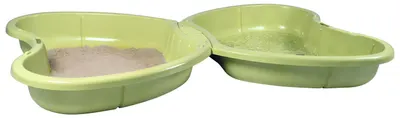 Ladă de nisip pentru copii 2 în 1 Smoby Life – Fluture, verde