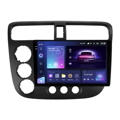 Navigatie Auto Teyes CC3 2K Honda Civic 7 2001-2005 6+128GB 9.5" QLED Octa-core 2Ghz Android 4G Bluetooth 5.1 DSP