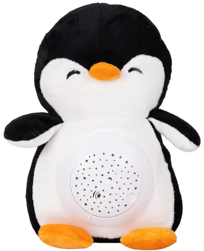 Jucărie de pluș cu proiector Chipolino - Pinguin