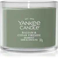 Yankee Candle Balsam & Cedar Fireside lumânare votiv 37 g
