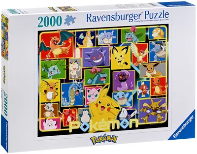 Puzzle Ravensburger din 2000 de piese - Pokemon