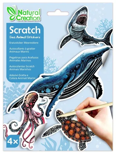 Stickere scratch Avenir Scratch - Mare, 4 buc