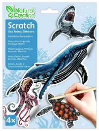 Stickere scratch Avenir Scratch - Mare, 4 buc