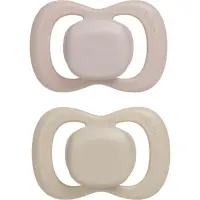 B.Box Silicone 0-6m suzetă Blush/Latte 2 buc