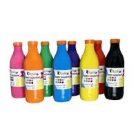 Set 8 x 1000 ml Guasa lavabila pictura, potrivita pentru copii mici, incepand de la 2 ani