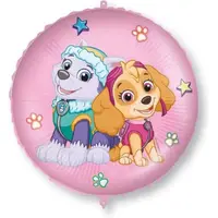 Balon folie paw patrol skye & everest rotund 46 cm