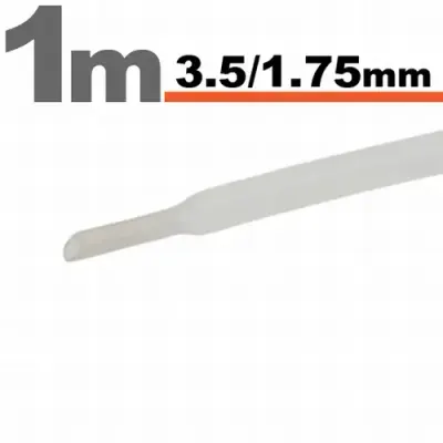 Tub termocontractant transparent 3.5 /1.75 mm 1m lungime