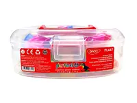 Plastilina 7 culori + forme modelaj, cutie plastic, Plastinel Ecada