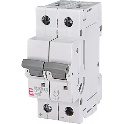 ETIMAT P10 Intrerupatoare automate miniatura 10kA ETIMAT P10-DC 2p C16
