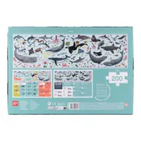 Puzzle 200 de piese - Ocean Endangered Animals