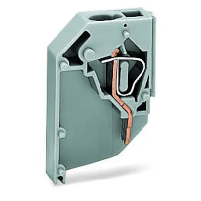 Transformer terminal block; 1-pole; CAGE CLAMP® connection for conductors; 4,00 mm²; gray
