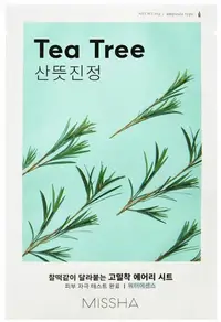Missha Airy Fit Mască de față cu folie Tea Tree, 19 g