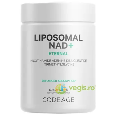 Liposomal Nad+ Eternal, Nicotinamide Adenine Dinucleotide Trimethylglycine 60cps