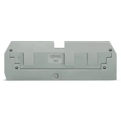 Step-down cover plate; 1 mm thick; in connection with 3-conductor 282-681 terminal blocks; orange
