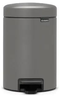 Coș de gunoi Brabantia - NewIcon, 3 l, Mineral Concrete Grey