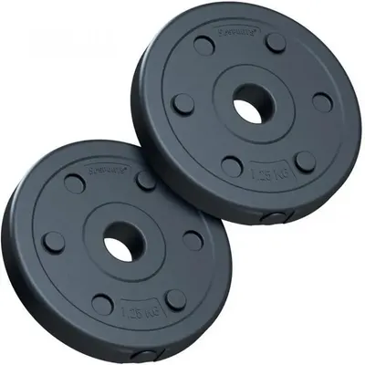 Set de placi de greutati 2.5 KG (2x1.5 KG) 30 si 31mm umplute cu ciment