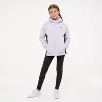 Trening cu fermoar Puma Educație fizică Negru-Mov Fete