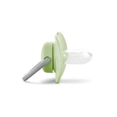 Suzeta din silicon moale cu capac 0 luni+ Fresh Green
