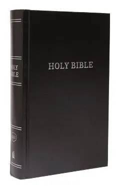 KJV, Pew Bible, Large Print, Hardcover, Black, Red Letter Edition