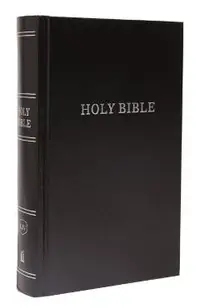 KJV, Pew Bible, Large Print, Hardcover, Black, Red Letter Edition