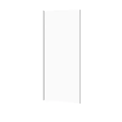 Perete de dus 90 cm, crom, Cersanit Crea