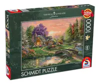 Puzzle Schmidt din 1000 de piese - Casa in padure