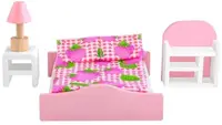 Set Kruzzel - Mobilier casuta pentru papusi, roz