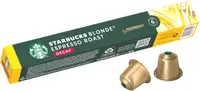 Capsule de cafea STARBUCKS pentru Nespresso - Blonde Espresso Roast DECAF, 10 băuturi