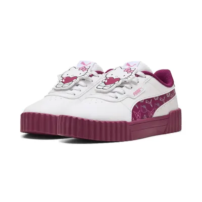 Încălțăminte mers copii platformă, detalii Hello Kitty Carina 3.0, alb PUMA